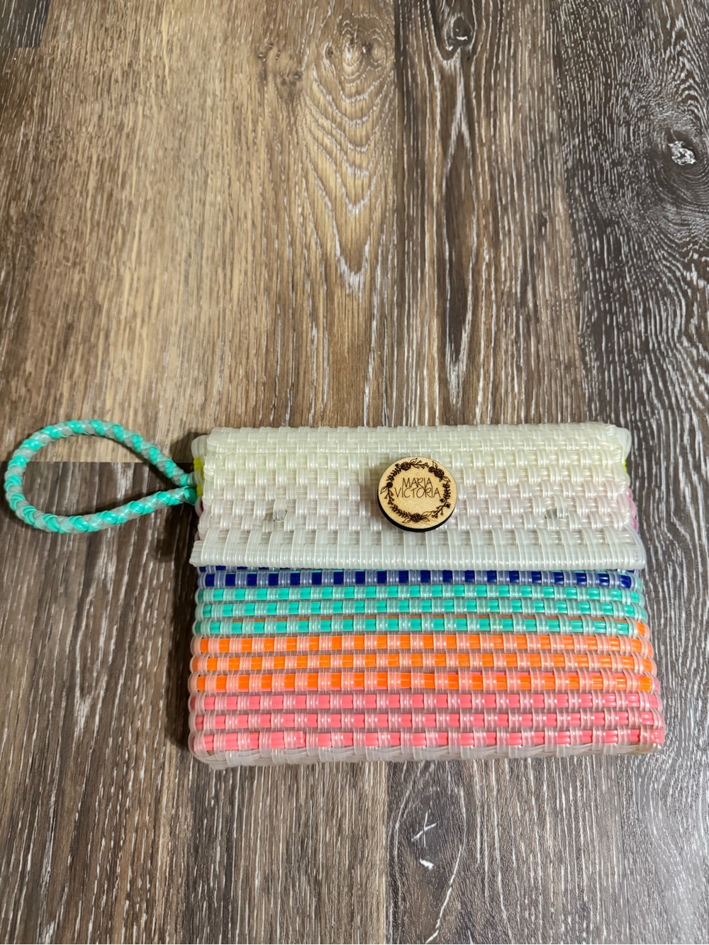 Maria Victoria Upcycled Handwoven Wristlet